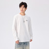 gxgjeans 男装【棉100%】情侣款长袖T恤25秋款简约舒适百搭校园男士上衣K&C 商品缩略图2