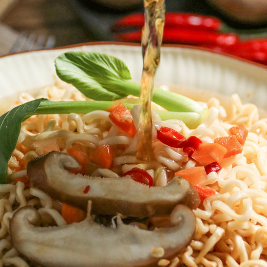 台湾承昌蒸泡面 | 100g/420g 番茄/胡麻酱/酸辣汤/蔬菜咖喱 纯素非油炸拉面汤面 速食方便面 商品图10