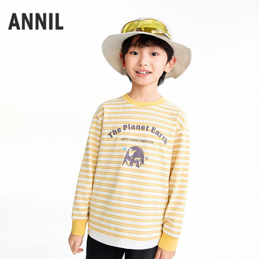 【实体店同款】男童圆领长袖针织衫春季新款安奈儿童装AB611024 商品图2