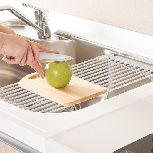 厨房碗盘水槽置物架家用可折叠伸缩沥水架 商品图4