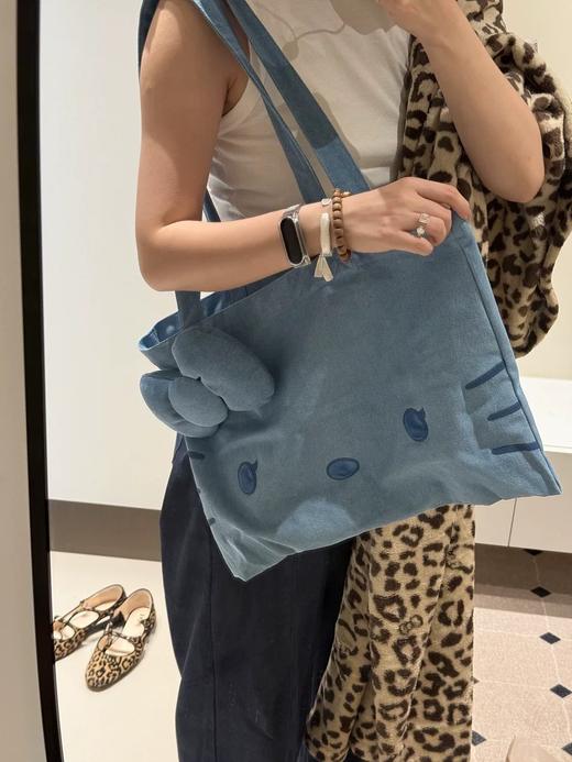 一店k 戴上𝗞𝗶𝘁𝘁𝘆酱脑袋咯ᜊ🥣 ！心心念念的黑皮三件套終於来啦！野兽联名豹纹小憩套装！✈️出行氛围感拉满！帆布袋U型枕毯子三件套 商品图8