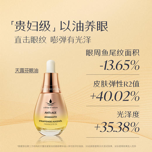 天露芬赋活抗皱精华油套装|面部赋活油+眼部精华油，深润油养 商品图6
