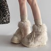 【舒适柔软保暖❗️时尚温柔百搭】2025秋冬新款韩版松糕底保暖舒适时尚雪地毛毛靴。jc 商品缩略图2