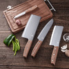 「五件套！一套到位」厨房刀具套装组合菜刀家用水果刀切菜斩骨原木手柄礼品刀具用品 商品缩略图1
