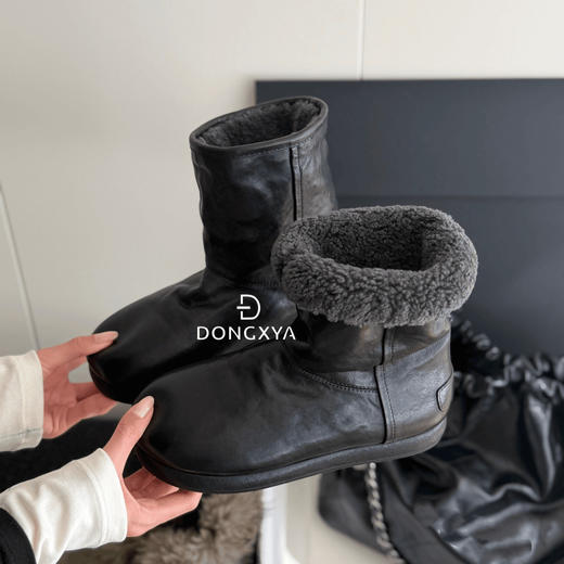 秋冬精选【水洗马皮】雪地靴皮毛一体百搭舒适休闲保暖洋气女鞋 商品图8