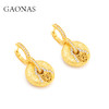 GAONAS  贵气老钱金色平安扣耳环11673EGO 商品缩略图2