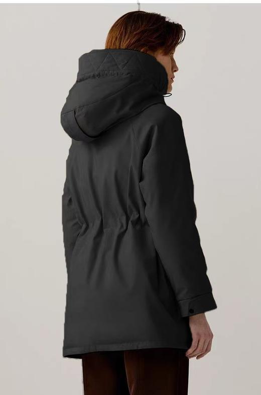 小禾高端连帽鹅绒服中长款羽绒服 商品图13