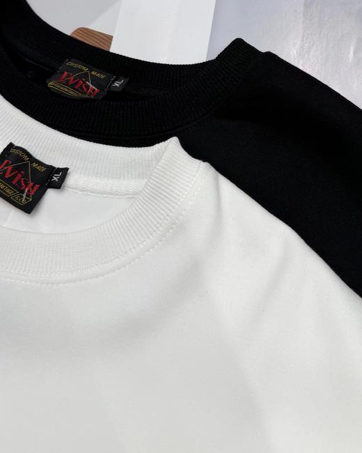 F011307秋冬情侣款商标海鸥印花银狐绒圆领套头卫衣 商品图9