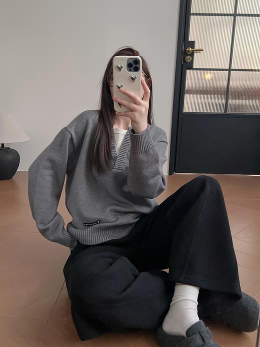 纯原剪89.2%绵羊毛+10.8%山羊绒M*CO假两件羊绒衫 商品图10