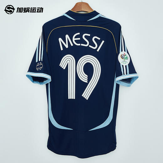 SFS阿迪达斯2006阿根廷复刻客场梅西印号球衣短袖足球服男 JN3709 商品图1