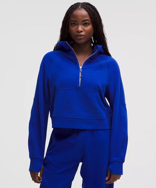 年末好折！lululemon Scuba Oversized半拉链短款领连帽卫衣 原价￥1300，现在￥850直邮到手 商品图4
