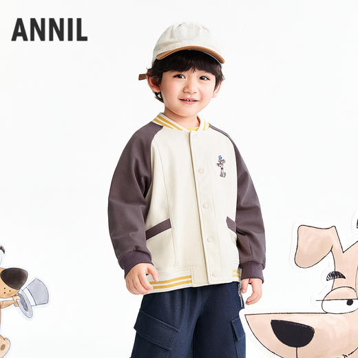 【实体店同款】男童针织外套春季新款安奈儿童装XB615083 商品图1
