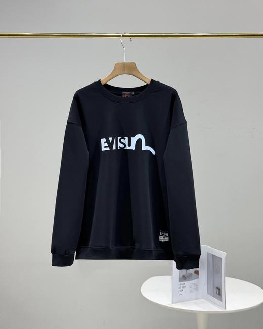 F011307秋冬情侣款商标海鸥印花银狐绒圆领套头卫衣 商品图7