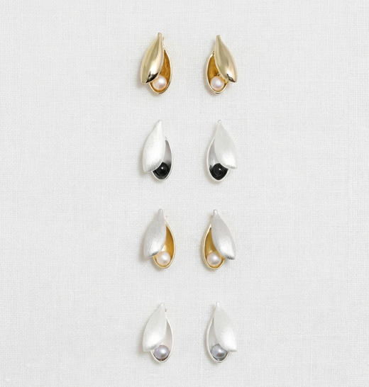 含晖·玉兰系列1-耳钉 商品图14