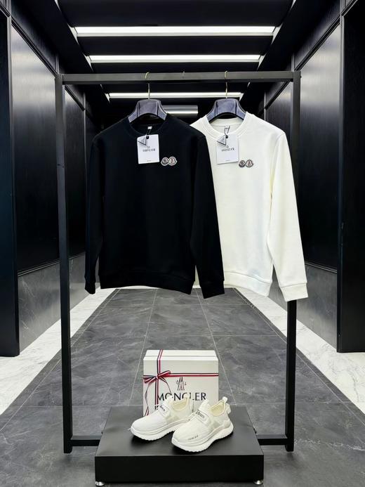 F011351徽章刺绣70周年纪念款套头圆领卫衣 商品图0