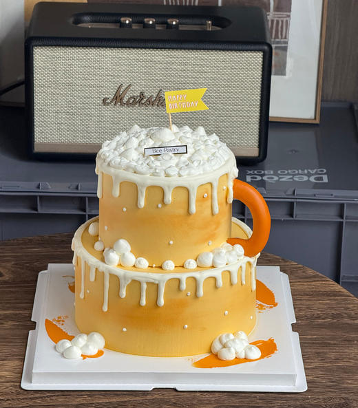 啤酒造型蛋糕双层 商品图0