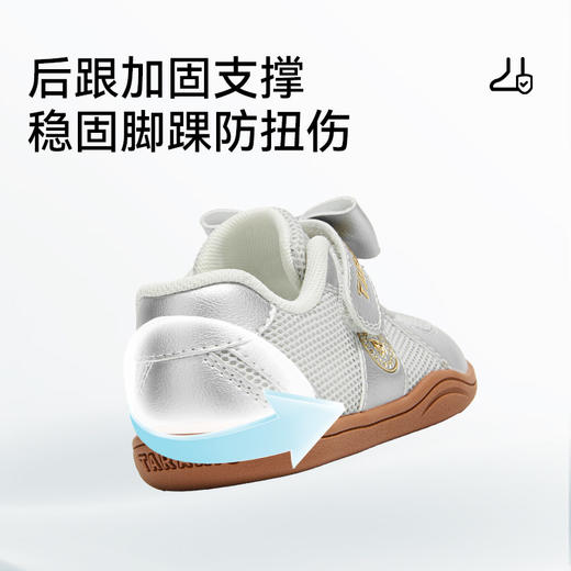 泰兰尼斯童鞋2026春季新款女宝宝学步鞋甜美女童防滑蝴蝶结儿童鞋T01T6A8874 商品图3