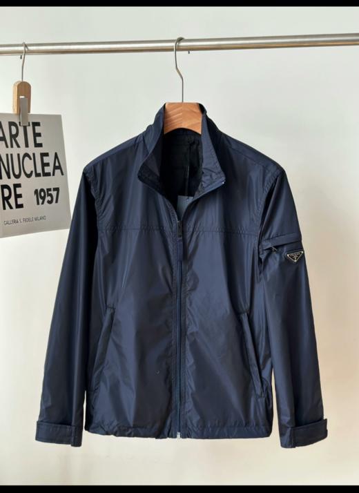 P.R.D 薄款 再生尼龙侧面徽标拉链夹克外套 WT957 商品图5