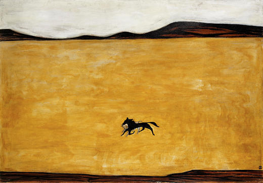 独角鹿西洋古董2017年中国台湾国立历史博物馆授权制作出品著名旅法艺术家常玉签名创作限量版画作品《马》 商品图2