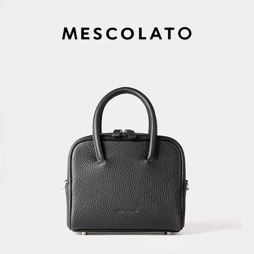 Mescolato 意大利进口togo牛皮手工保龄球包斜挎小包女 商品图7