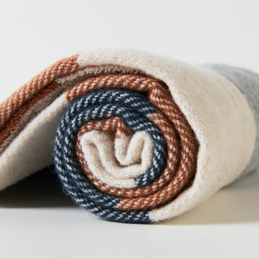 办公室午休毯沙发毯柔软休闲毯纯绵羊毛膝盖毯 商品图1