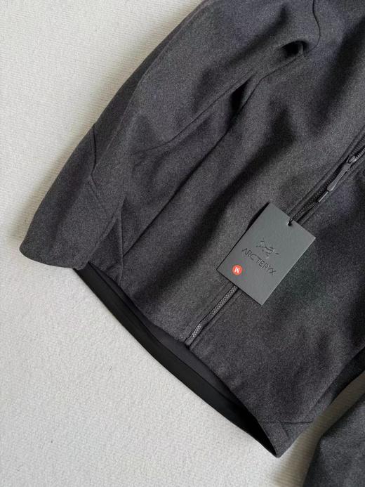 F011314男女刺绣羊毛外套夹克连帽保暖冲锋衣羊绒软壳抓绒上衣 商品图11