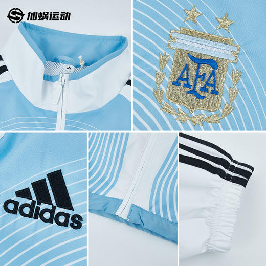 SFS正品  Adidas阿迪达斯2006世界杯阿根廷主场球员出场夹克外套JM1091 商品图2