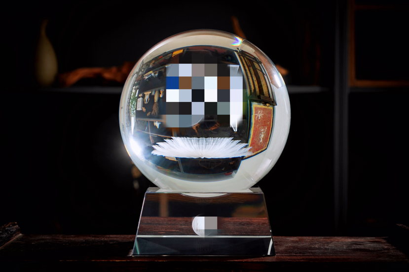 水晶球家居摆件