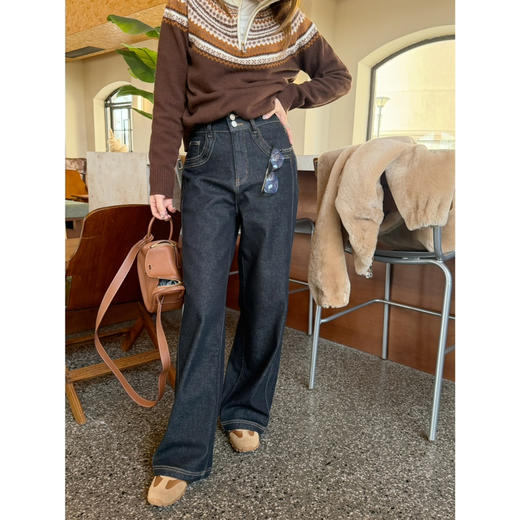 2601206   土耳其🇹🇷 加绒黑牛仔 商品图3