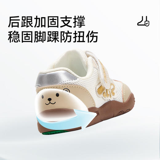 泰兰尼斯童鞋2026春季新款稳爪鞋男女宝宝防滑学步鞋儿童稳步鞋子T01T6A9073 商品图3