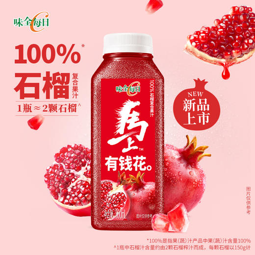 味全 每日C石榴复合果汁饮300ml 配料干净 清爽解腻 6瓶起发 72小时发货（不与其他规格混搭，如有问题请在24小时内保留快递面单及破损照片联系客服，超时不售后） 商品图0
