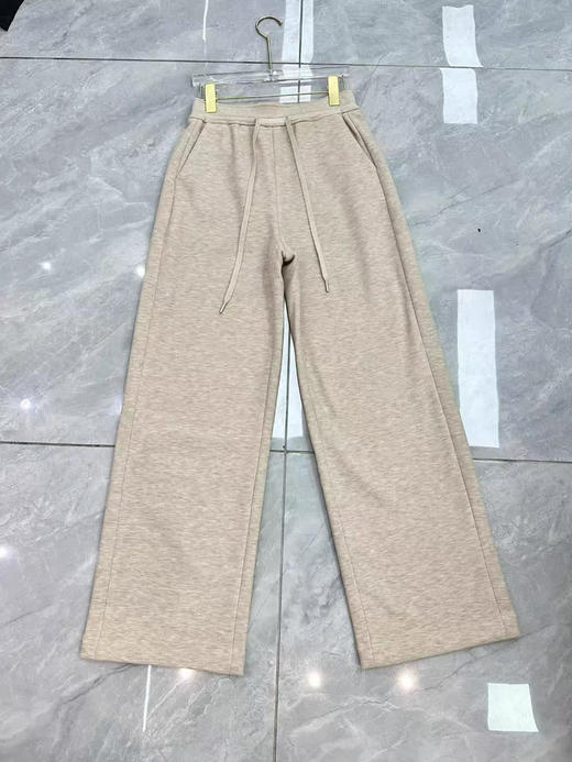 原单抽绳阔腿直筒裤 商品图5