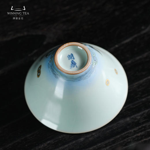 问鼎鼎峰系列天青精工款斗笠杯（马上有钱） 商品图4