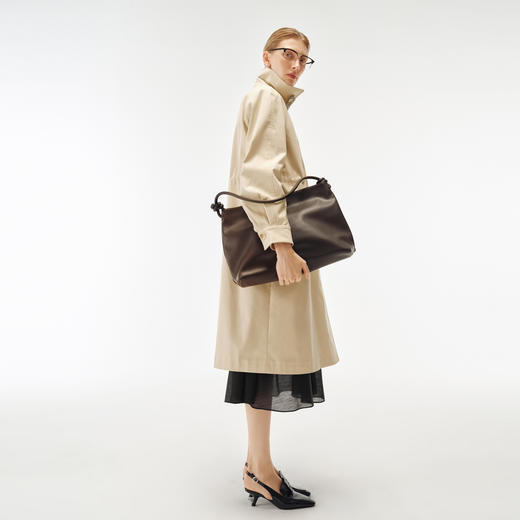 【经典款】【商场同款】伊芙丽春秋中长风衣1998360662 商品图1