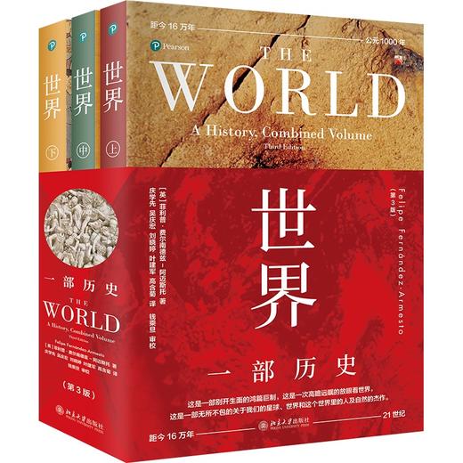 世界：一部历史(第3版)（英）菲利普·费尔南德兹-阿迈斯托 著  庆学先 等 译  钱乘旦 审校 北京大学出版社 商品图0