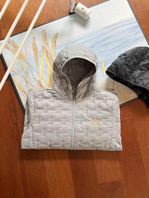 F011358纯色拉链连帽羽绒服冬季轻薄款羽绒服 商品图4