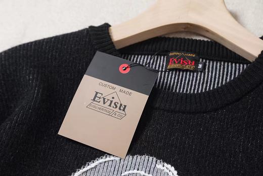 F011302男款海鸥和商标嵌花针织套头宽松毛衣 商品图8