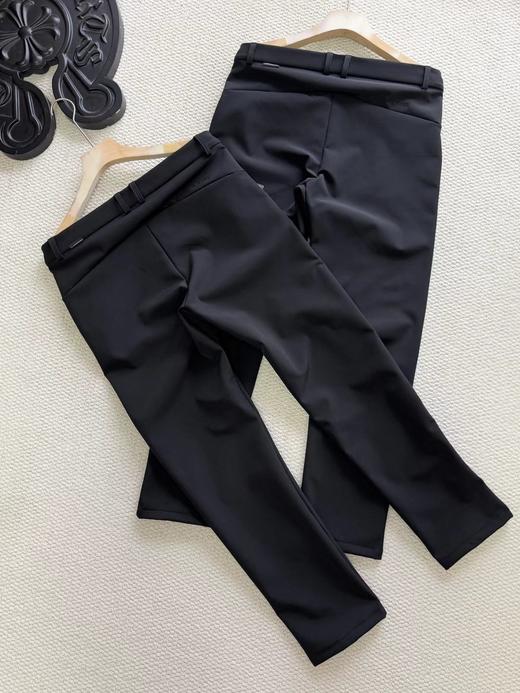 F011348男士秋冬商务防风保暖耐磨抗静电长裤软壳裤 商品图1