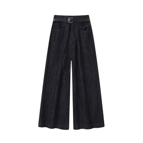 【门店同款】ENJOY冬季复古加绒牛仔直筒裤 169250081