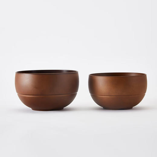 家用厨房餐具面碗大号日式汤碗 棕色 PW MULTI 商品图1