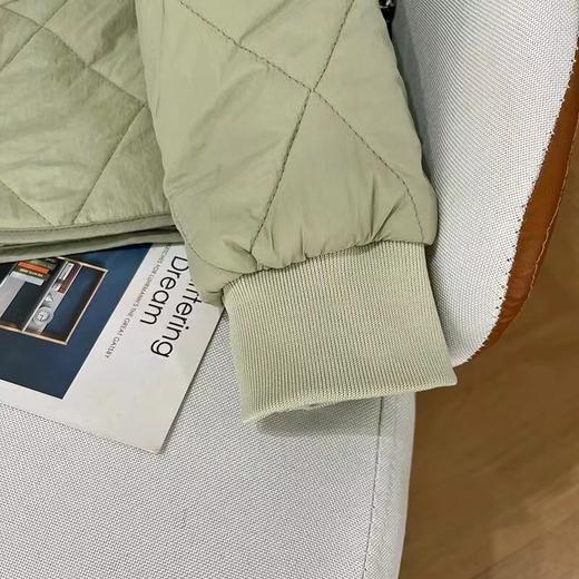 F011326时尚短款袖口罗纹羽绒棉服轻薄小棉服外套 商品图12