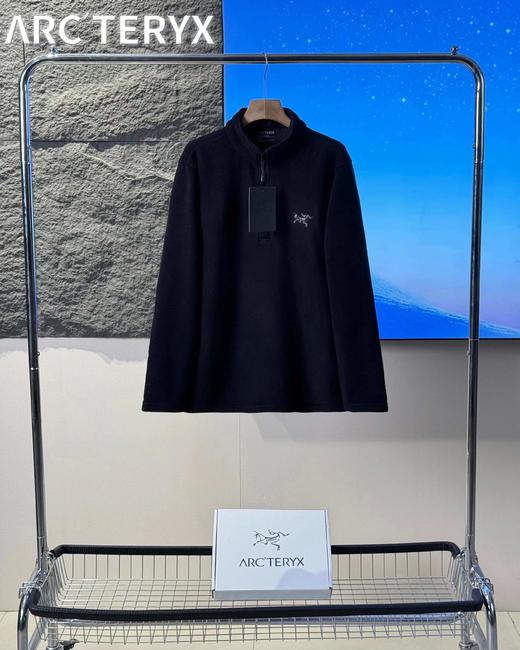 F011347刺绣26ss春季新款摇粒绒半拉链刺绣外套上衣 商品图4