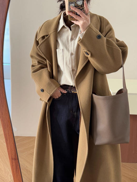 【多妈团购 高智风加厚磨毛衬衫】又软又暖，又贴肤，根本不想脱~100%纯棉+双面磨毛，贴身穿巨舒服，宽松H型直身版型太显瘦！简约又低调-连横 商品图14