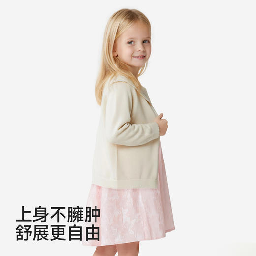 【商场同款】英氏儿童针织衫女童短毛衫外套春夏新款中小童毛衫 商品图3