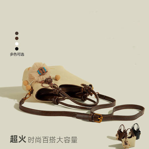 【经典复古❗️通勤腋下包】限时送公仔挂件，简约大容量通勤包，空间宽敞非常能装，2026新款托特包百搭单肩包油蜡皮韩QQ 商品图1