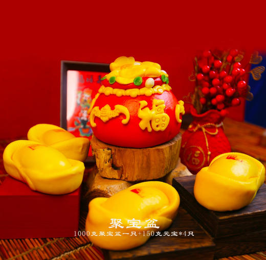 传统花饽饽 馒头 真正天然果蔬汁 真正无添加 铁锅馒头 非物传承 传统美学 安心匠心手作 |百里食 商品图1