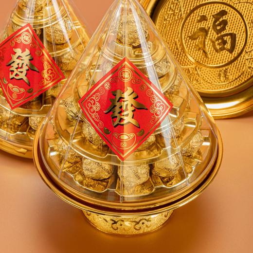 【满满“金”喜呈现❗️金字塔巧克力】香醇浓郁，乐享美味，香醇可口，满足您的味蕾！招财进宝节日贡品发财金沙球夹心巧克力拜财神礼中秋节礼物L-d 商品图3
