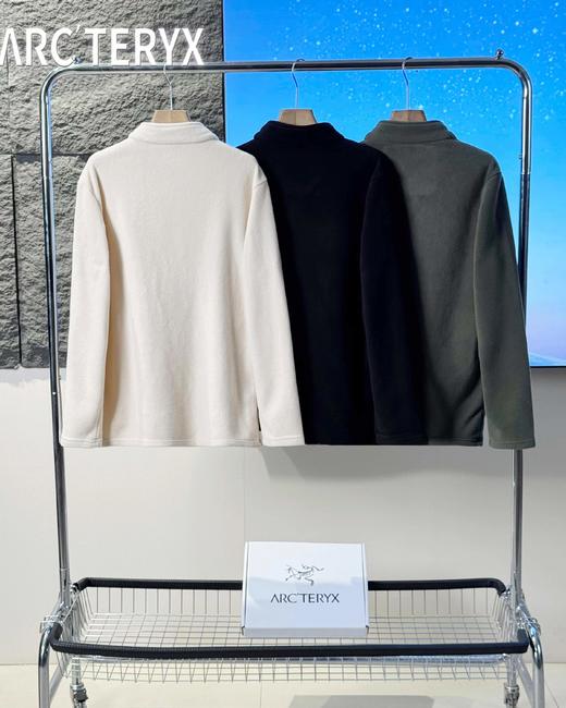 F011347刺绣26ss春季新款摇粒绒半拉链刺绣外套上衣 商品图1