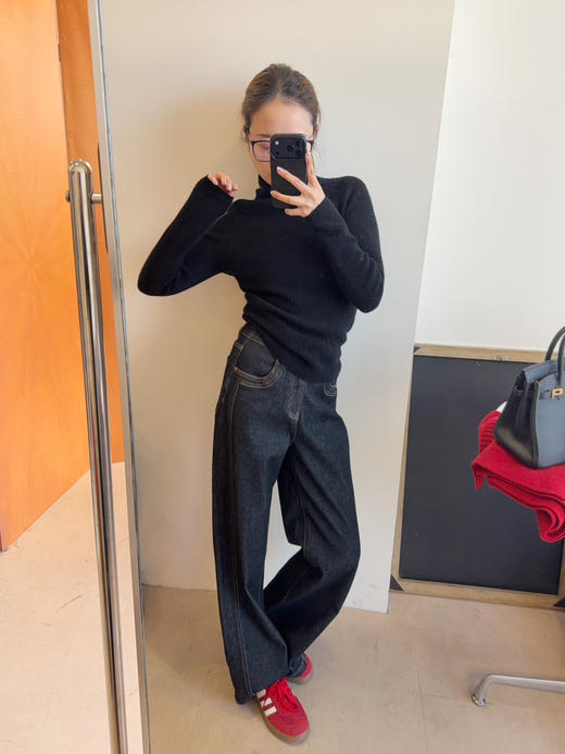 2601206   土耳其🇹🇷 加绒黑牛仔 商品图2