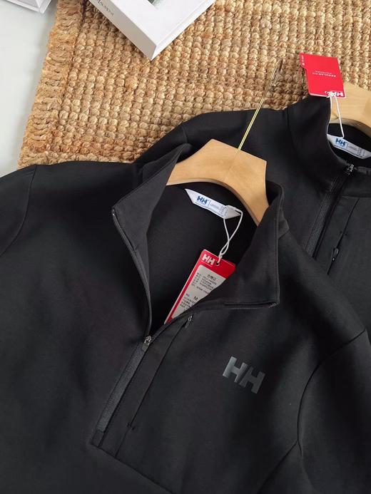 F011397春秋款轻户外日常休闲百搭款半高领半拉链长袖T恤 商品图2